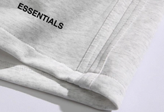 Fear of God Essentials Heather Grey Logo Sweat Shorts