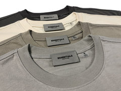 Fear of God Essentials Classic Logo Light Grey T-Shirt