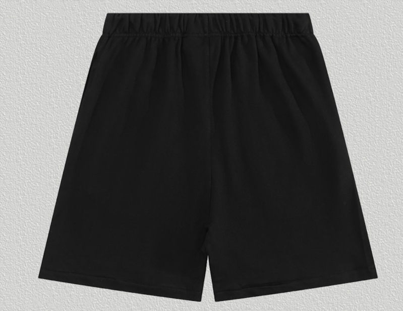 Fear of God Essentials Black Red FOG Sweat Shorts