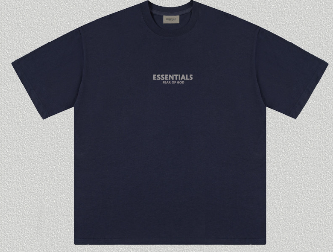 Fear of God Essentials Navy Reflective Tee
