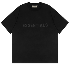 Fear of God Essentials Black Tonal Logo T-Shirt