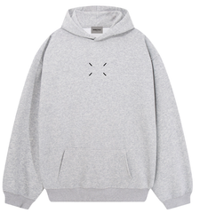 Fear of God Essentials Heather Grey Cross Stitch Hoodie