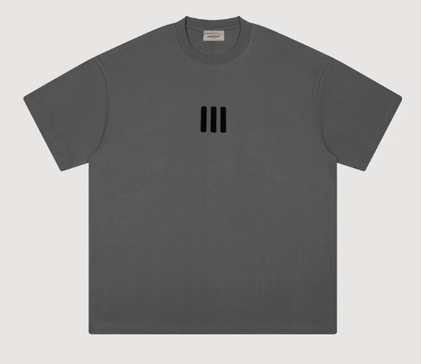 Fear of God Essentials Three Vertical Bars Charcoal T-Shirt