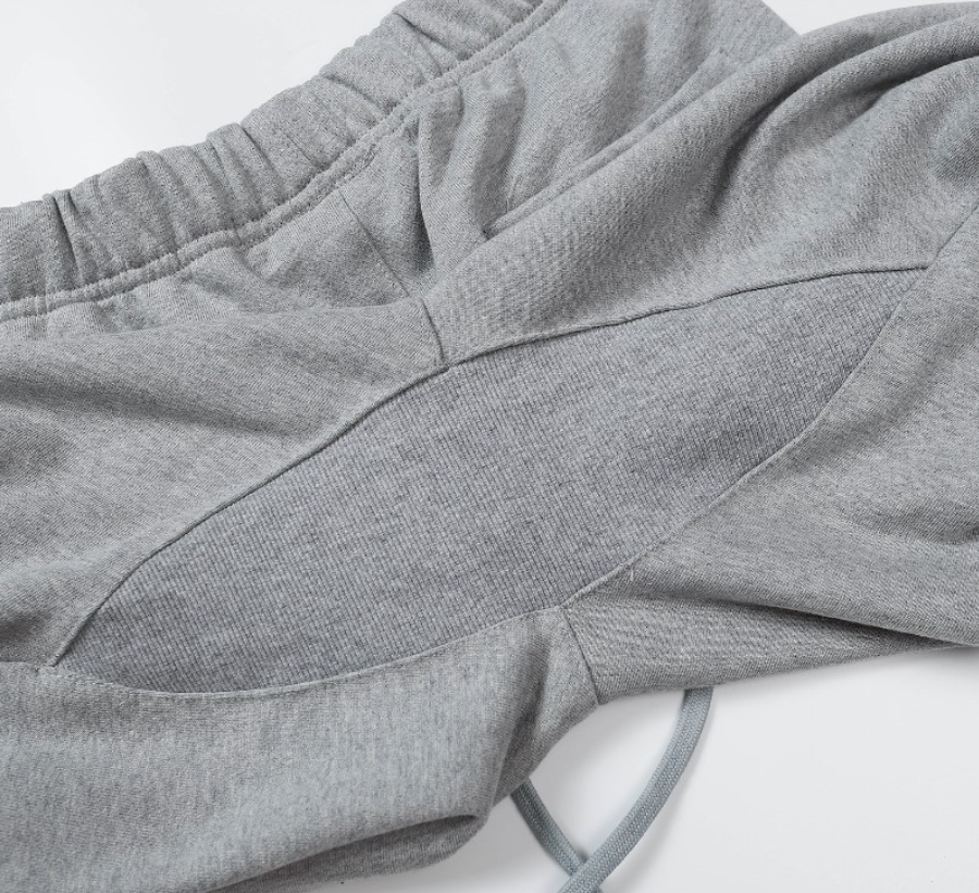 Fear of God Essentials Grey Flocked Logo Sweatpants