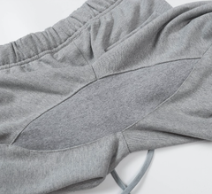 Fear of God Essentials Grey Flocked Logo Sweatpants