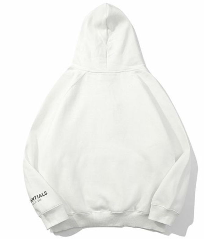 Fear of God Essentials White Core Logo Hoodie