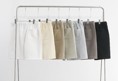 Fear of God Essentials Cream Yellow Logo Shorts