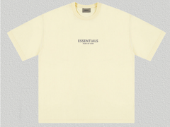 Fear of God Essentials Pale Yellow Reflective Tee