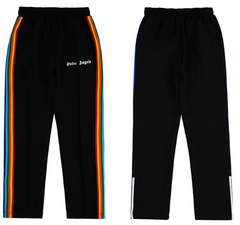 FOG Rainbow Stripe Black Track Pants