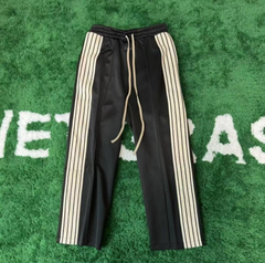 Fear of God Essentials Black Side Stripe Track Pants