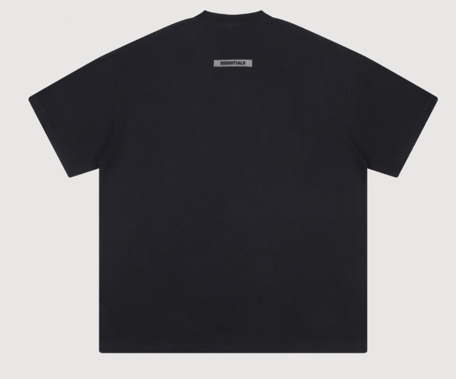 Fear of God Essentials Three Vertical Bars Black T-Shirt