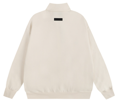 Fear of God Essentials Cream Full-Zip Stand Collar Jacket