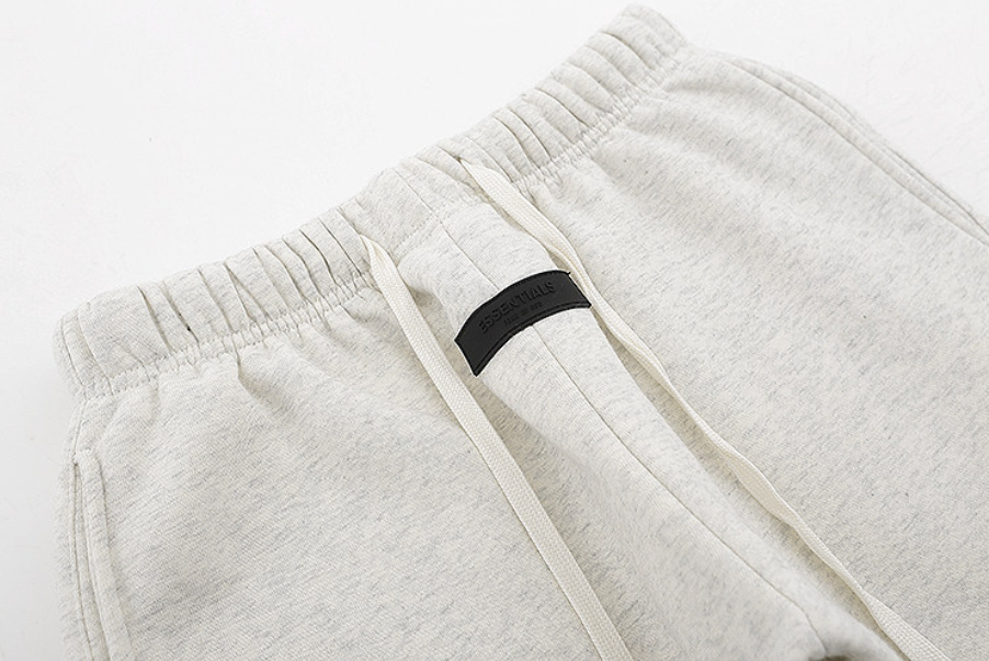 Fear of God Essentials Light Heather Grey Logo Sweatpants