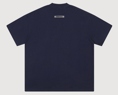 Fear of God Essentials 1977 Flocked Navy T-Shirt