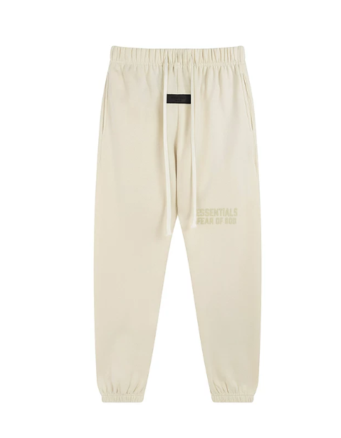 Fear of God Essentials Beige Tonal Logo Sweatpants
