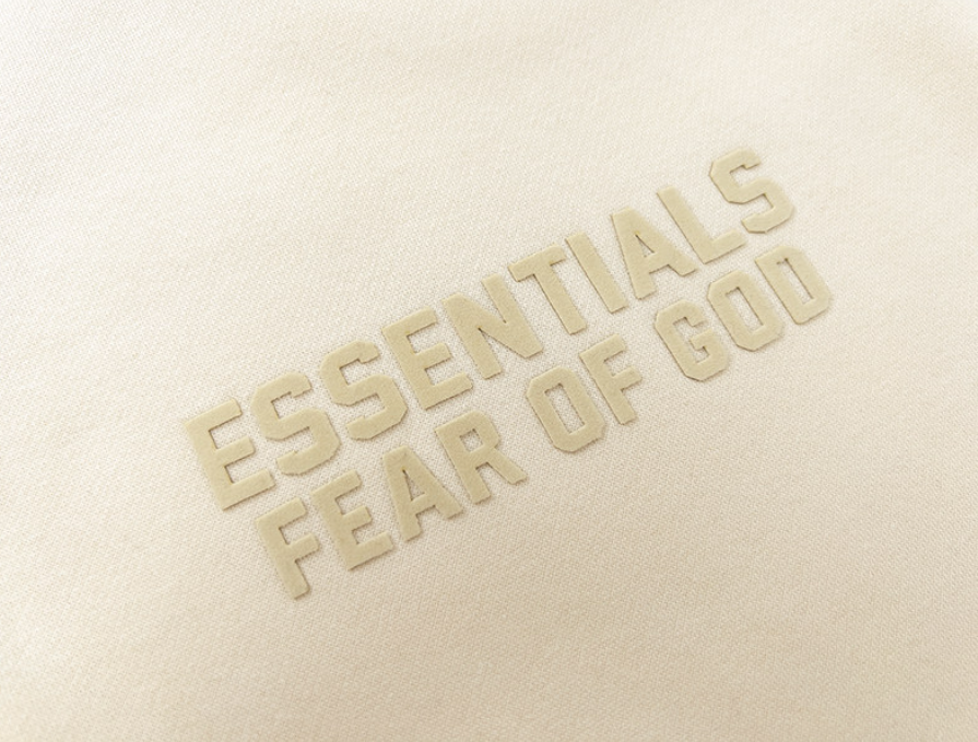 Fear of God Essentials Beige Tonal Logo Sweatpants