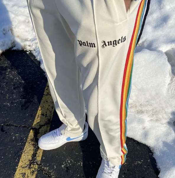 FOG Essentials Rainbow Stripe Track Pants