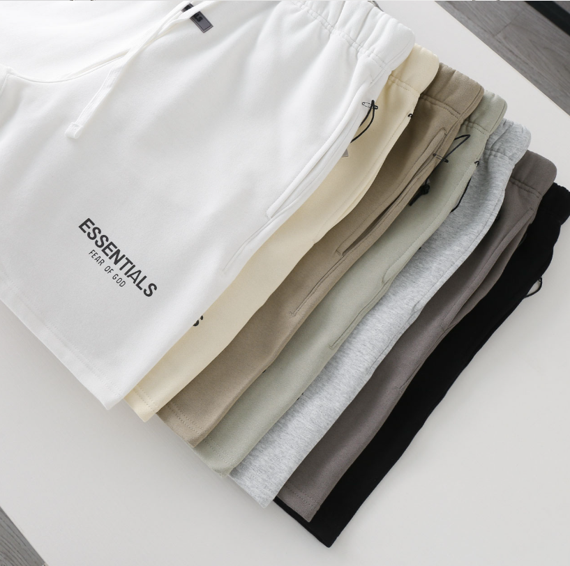 Fear of God Essentials Heather Grey Essential Shorts