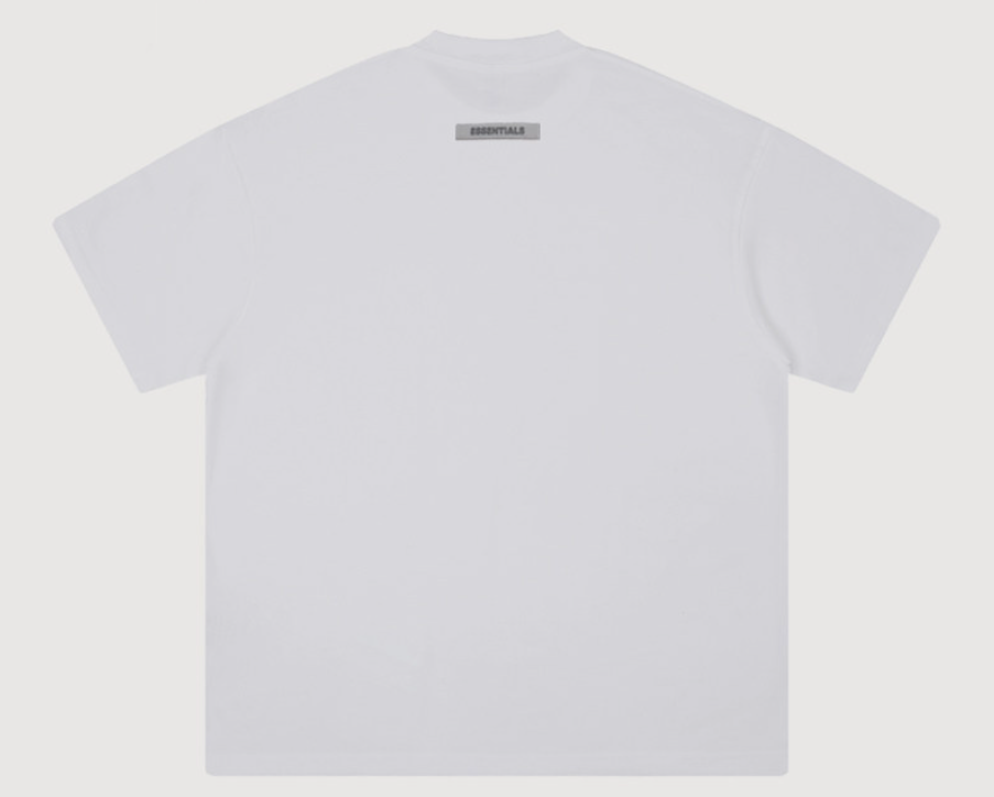 Fear of God Essentials Three Vertical Bars White T-Shirt