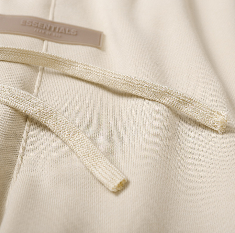 Fear of God Essentials Cream 1977 Flocked Shorts