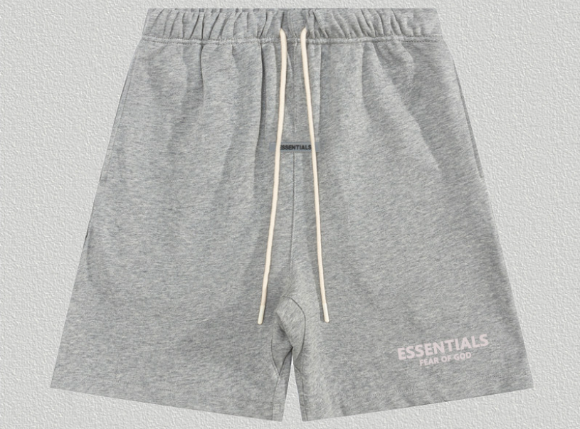 Fear of God Essentials Gray 3M Reflective Shorts