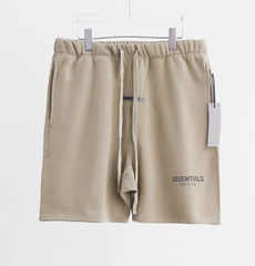 Fear of God Essentials Oatmeal Essential Logo Shorts