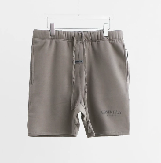 Fear of God Essentials Taupe Essential Logo Shorts
