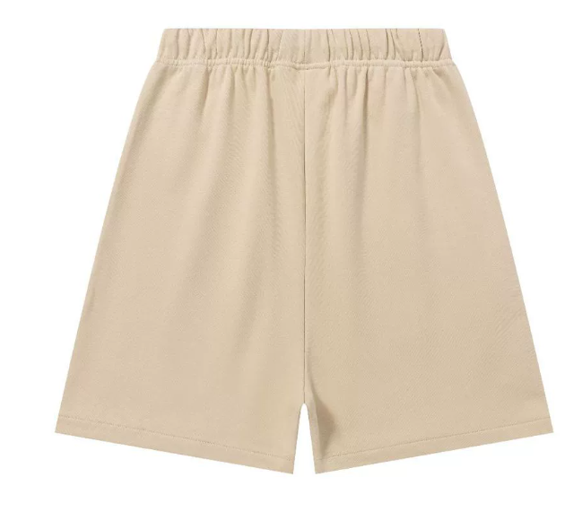 Fear of God Essentials Beige Tonal Logo Shorts