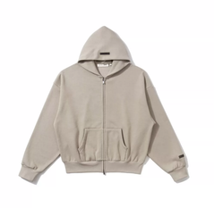 Fear of God Essentials Wood Khaki Full-Zip Hoodie