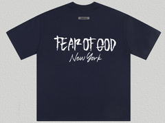 Fear of God Essentials Small Logo Navy T-Shirt