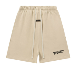 Fear of God Essentials Beige Tonal Logo Shorts