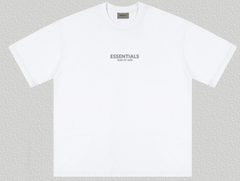 Fear of God Essentials White Reflective Tee