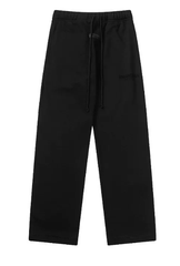Fear of God Essentials Black Tonal Straight-Leg Sweatpants