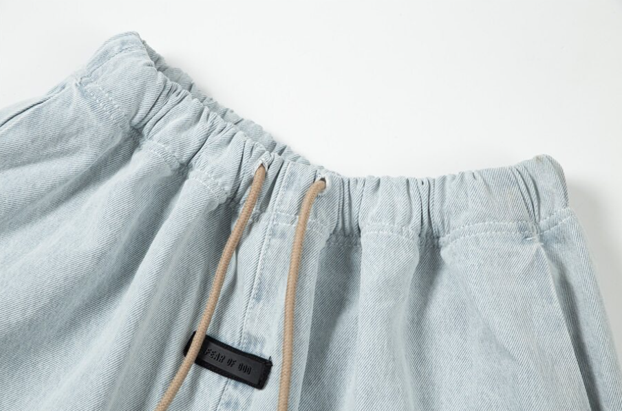 Fear of God Essentials Black Denim Drawstring Pants