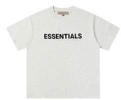 Fear of God Essentials Classic Logo Light Grey T-Shirt