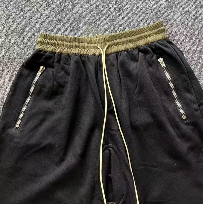 Fear of God 4th Season Black Raw Hem Terry Shorts