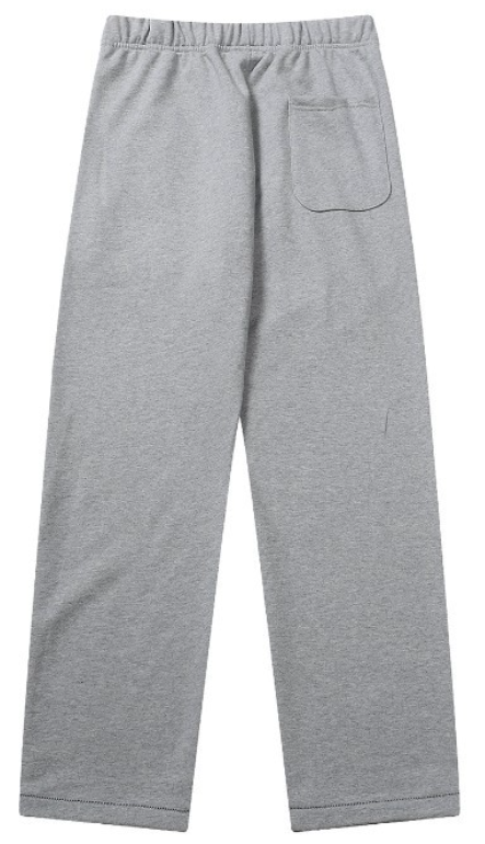 Fear of God Essentials Grey Flocked Logo Sweatpants