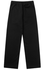 Fear of God Essentials Black Tonal Straight-Leg Sweatpants