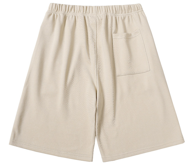 Fear of God Essentials Cream 1977 Flocked Shorts