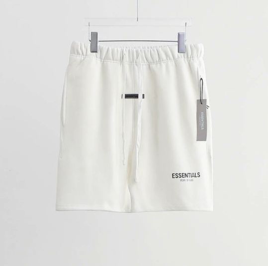 Fear of God Essentials Off-White Logo Sweat Shorts