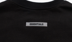 Fear of God Essentials 1977 Flocked Black T-Shirt