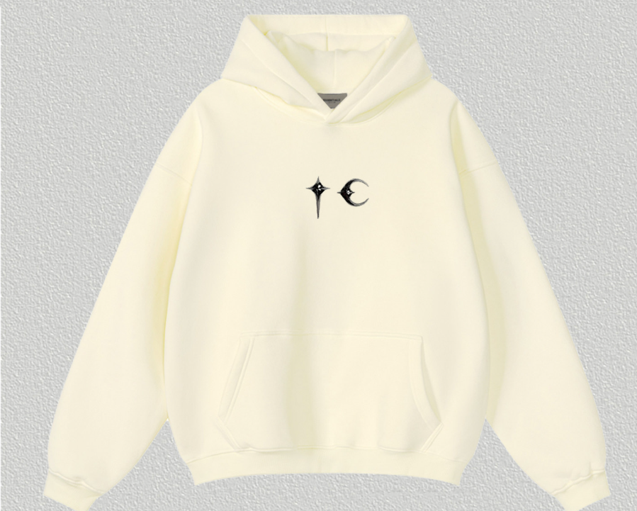 Fear of God FOG Apricot Star Moon Hoodie