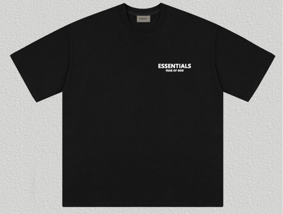 Fear of God Essentials Small Logo Black T-Shirt