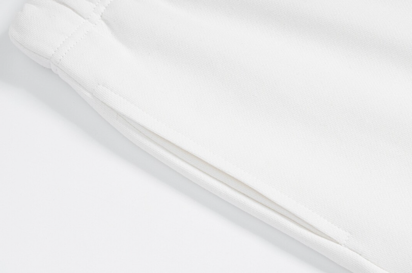 Fear of God Essentials White Tonal Logo Fleece Shorts