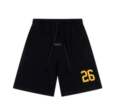 Fear of God Essentials Black Yellow 26 Shorts