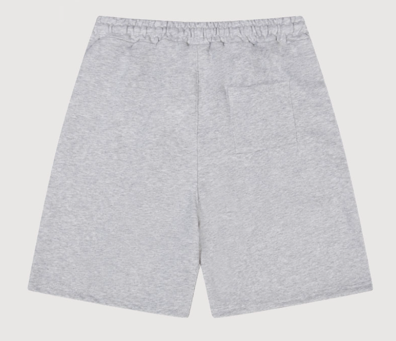 Fear of God Essentials Light Gray Core Logo Shorts