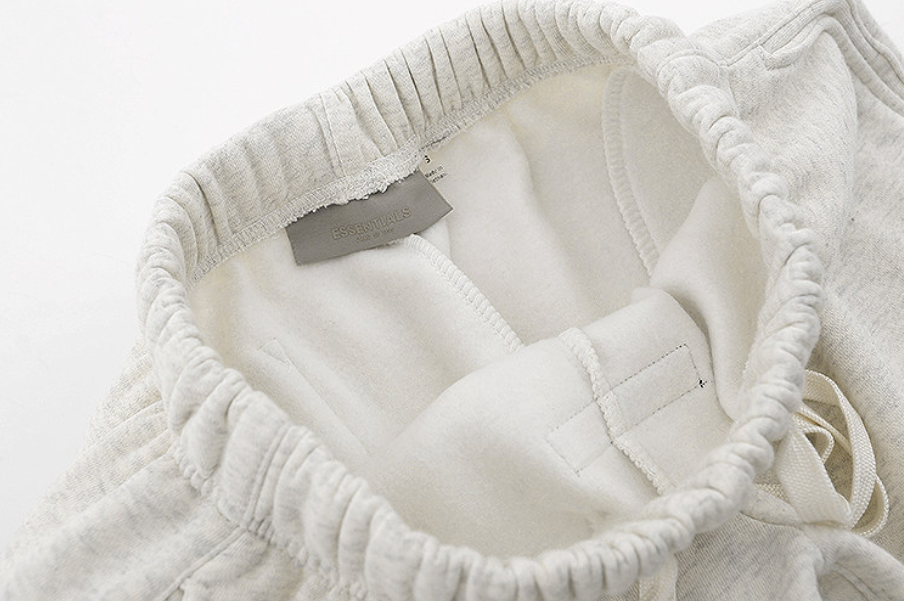 Fear of God Essentials Light Heather Grey Logo Sweatpants