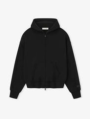 Fear of God Essentials Black Classic Full-Zip Hoodie