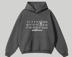 Fear of God Essentials Charcoal Number Graphic Hoodie