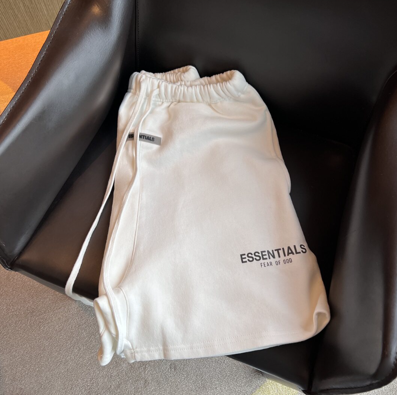 Fear of God Essentials Cream 3M Logo Shorts